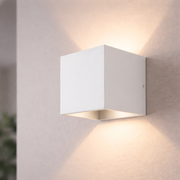 Modern LED Waterproof Wall Light 12W White | Indoor and Outdoor | Warm or Cool White Aluminum Wall Lamp