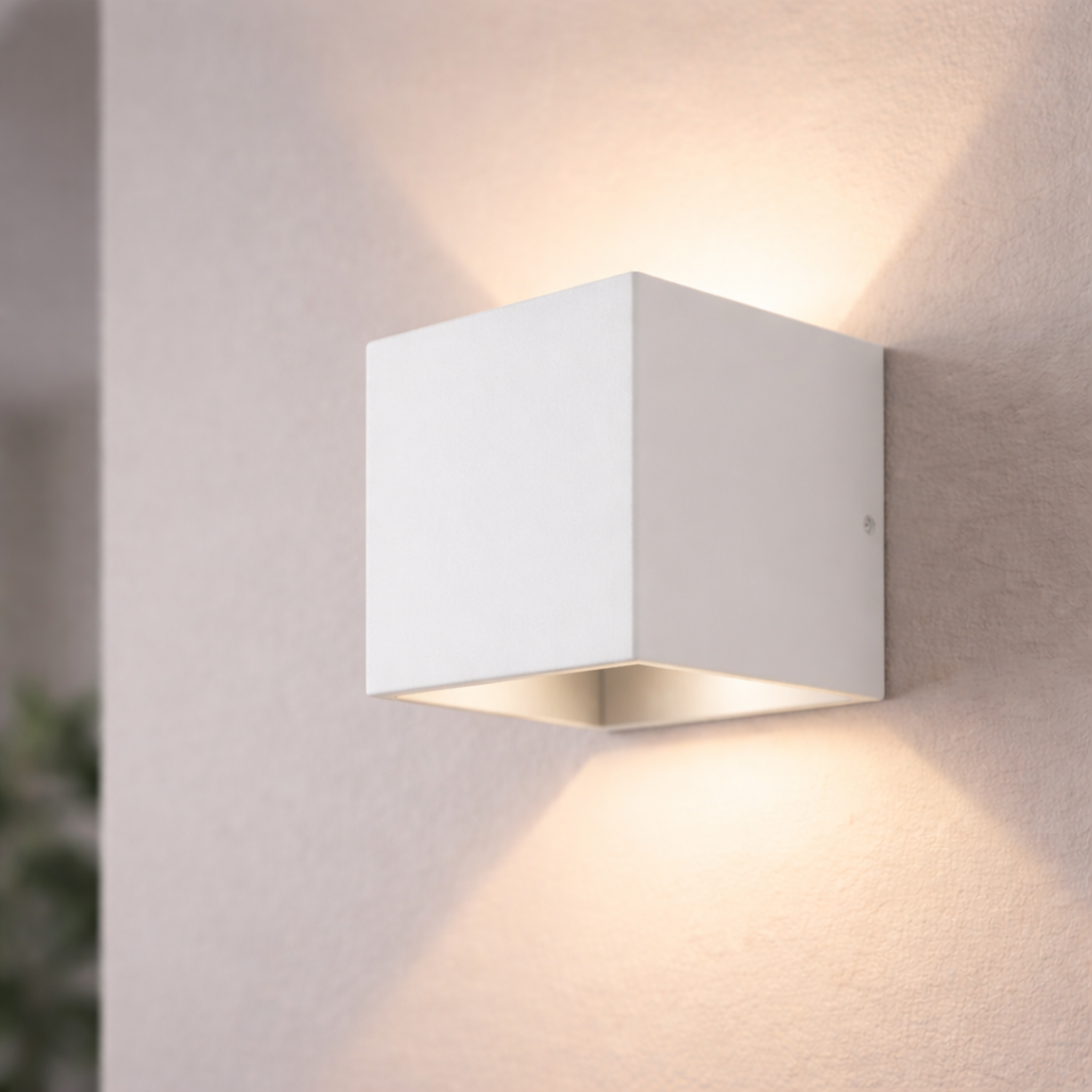 Modern LED Waterproof Wall Light 12W White | Indoor and Outdoor | Warm or Cool White Aluminum Wall Lamp