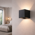 Architectural LED Up & Down Wall Light – Warm White (Black)