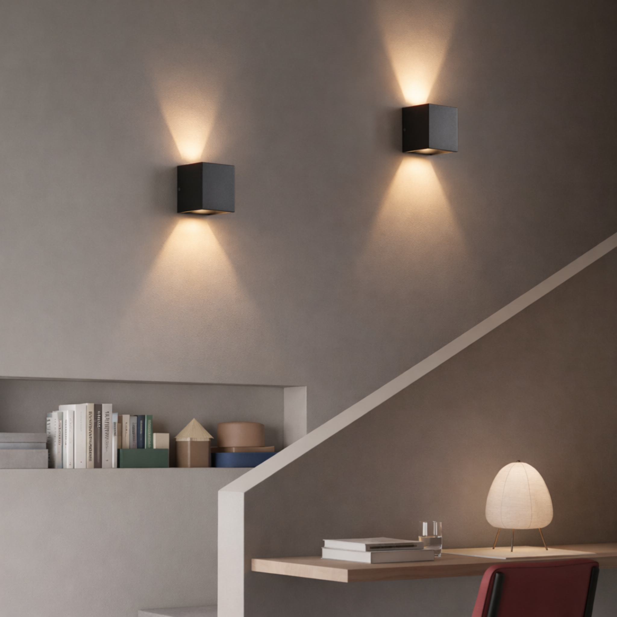 Modern LED Waterproof Wall Light 12W Black | Indoor and Outdoor | Warm or Cool White Aluminum Wall Lamp