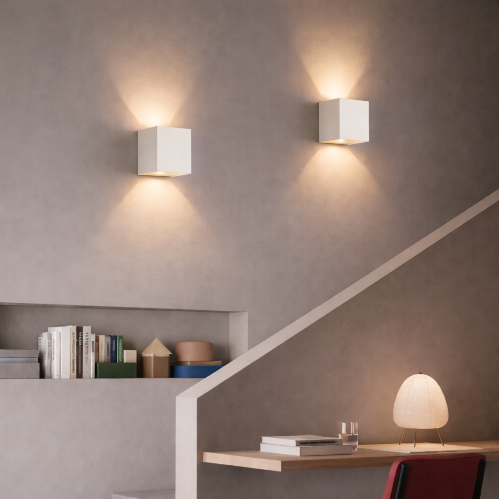 Modern LED Waterproof Wall Light 12W White | Indoor and Outdoor | Warm or Cool White Aluminum Wall Lamp